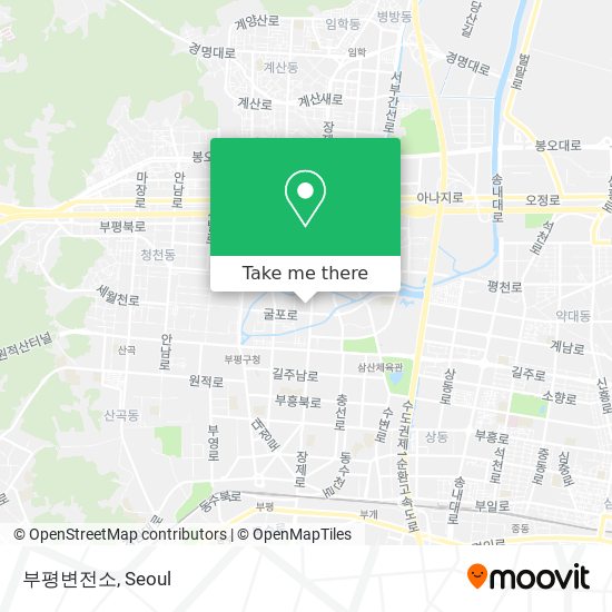 부평변전소 map