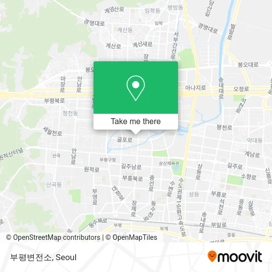 부평변전소 map