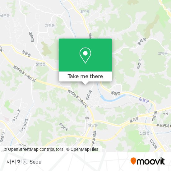 사리현동 map