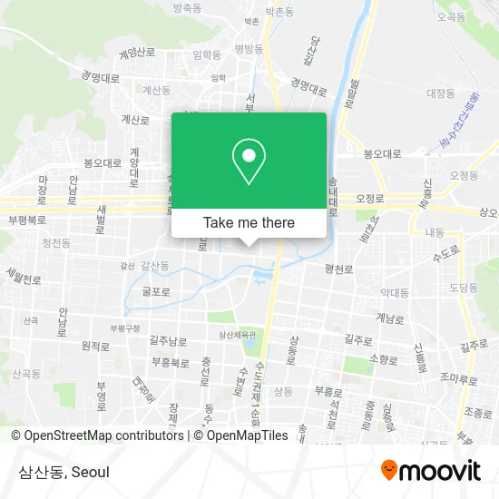 삼산동 map