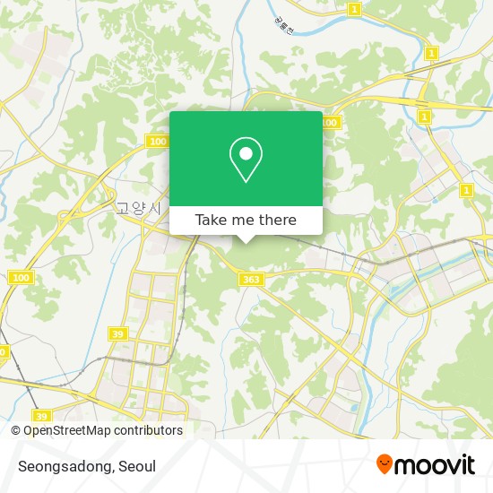 Seongsadong map
