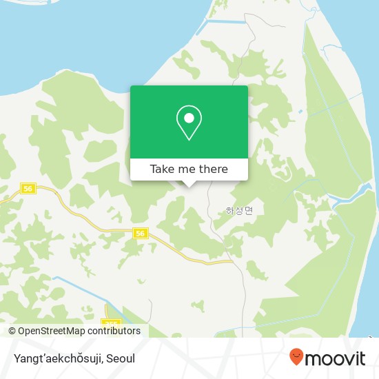 Yangt’aekchŏsuji map