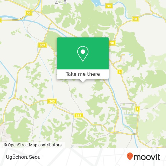 Ugŏch’on map