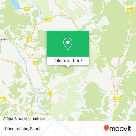 Cheolmasan map