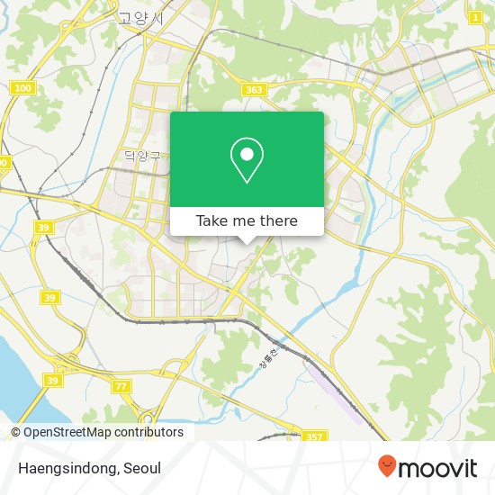 Haengsindong map