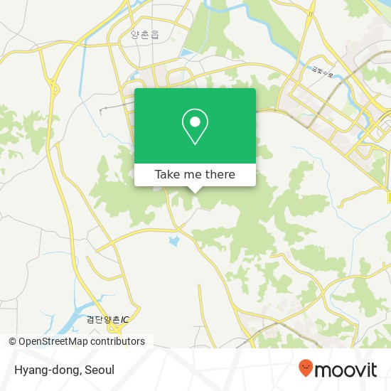 Hyang-dong map