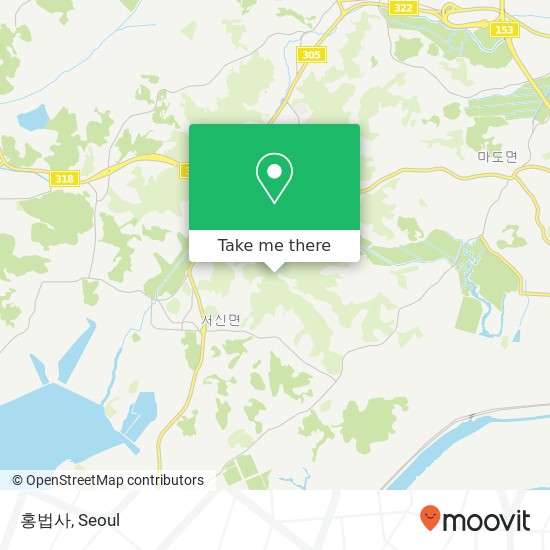 홍법사 map