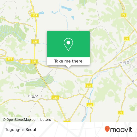 Tugong-ni map