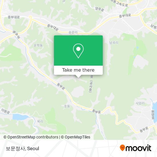 보문정사 map