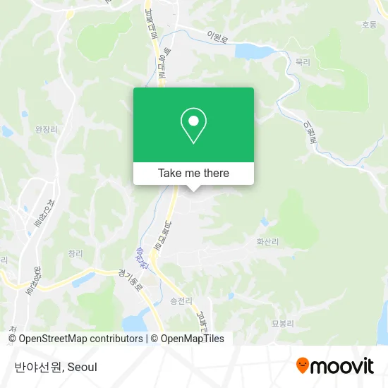 반야선원 map