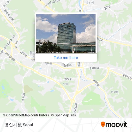 용인시청 map