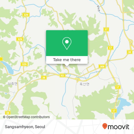 Sangsamhyeon map