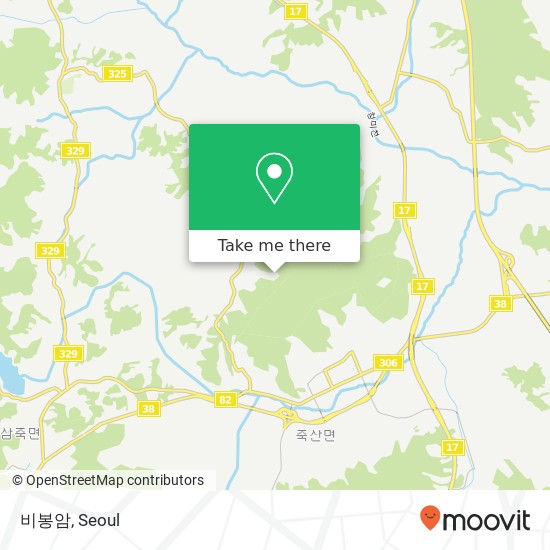 비봉암 map