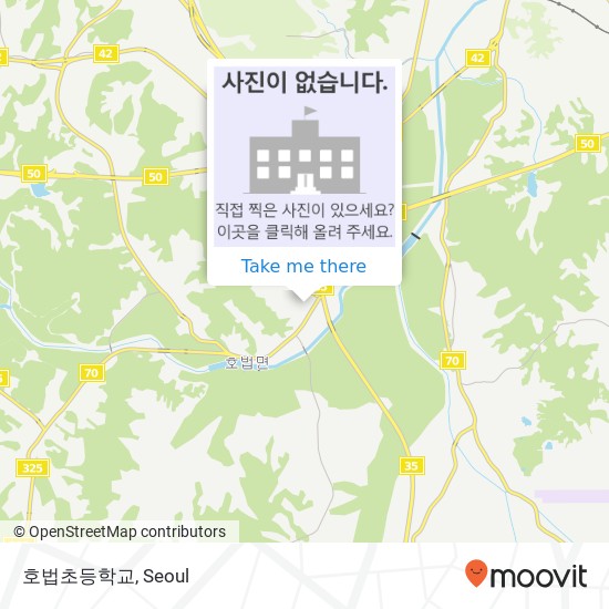 호법초등학교 map