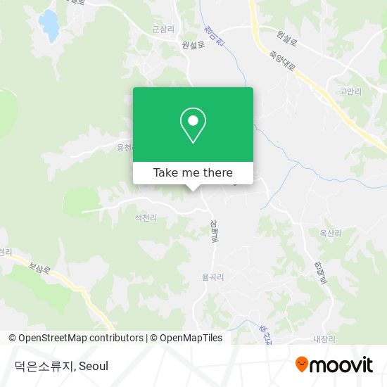 덕은소류지 map