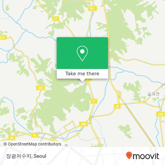 장광저수지 map