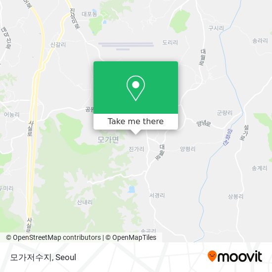 모가저수지 map