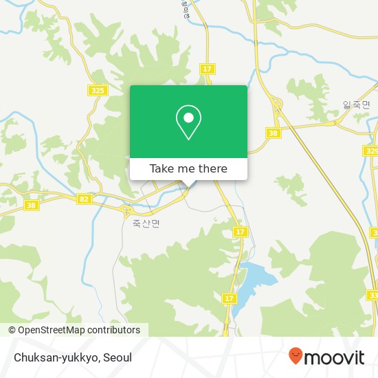 Chuksan-yukkyo map
