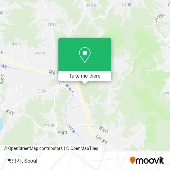 백암사 map