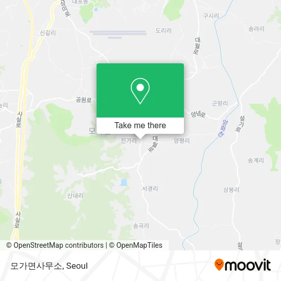 모가면사무소 map