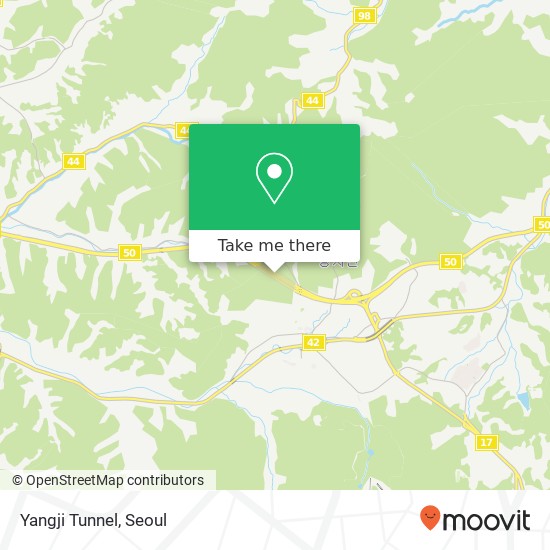 Yangji Tunnel map