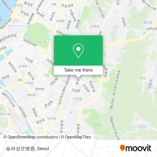 송파성모병원 map