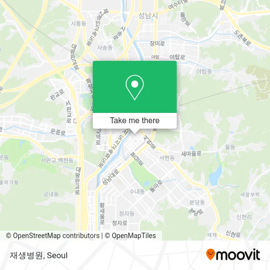 재생병원 map