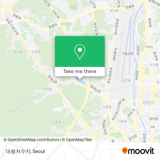 대왕저수지 map