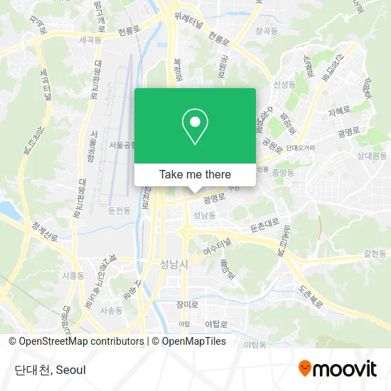 단대천 map