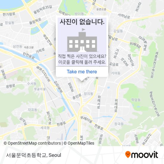 서울문덕초등학교 map