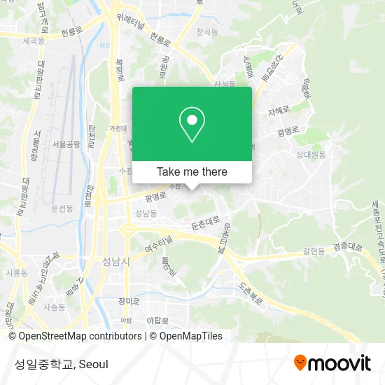 성일중학교 map