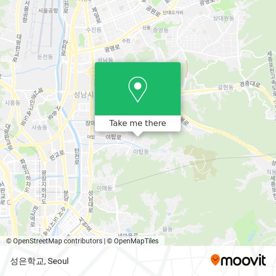 성은학교 map