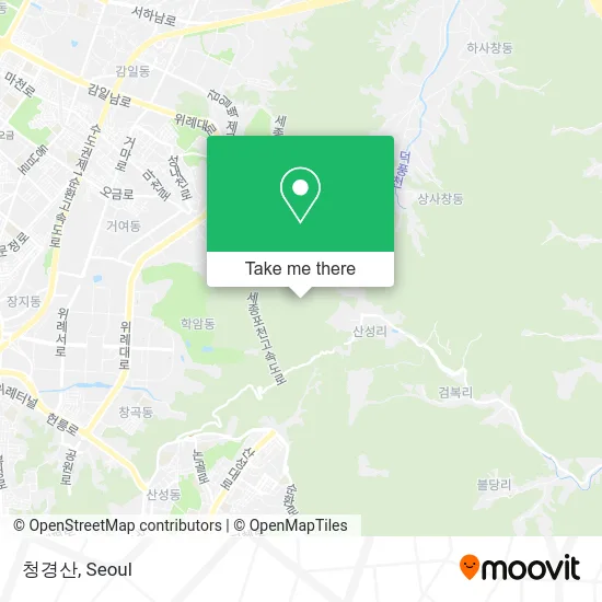 청경산 map