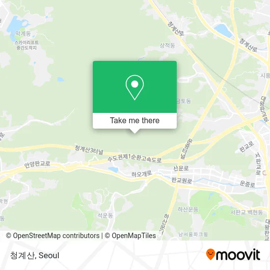 청계산 map