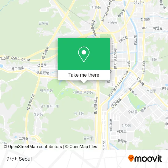안산 map