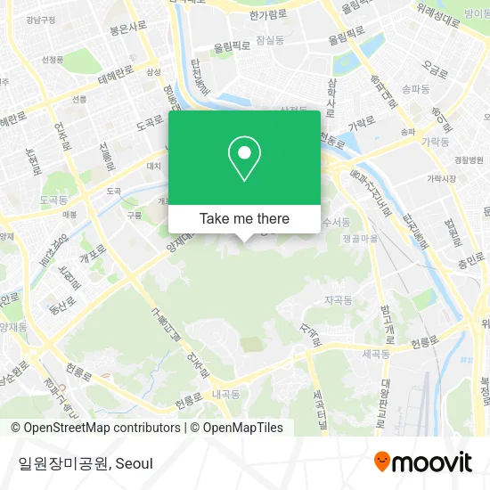 일원장미공원 map