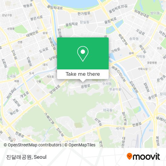 진달래공원 map