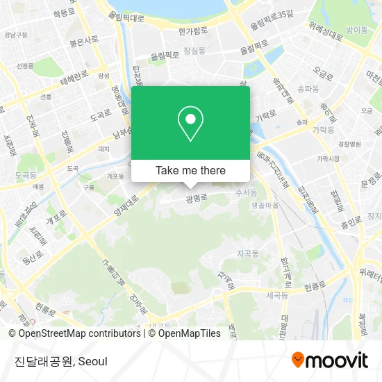 진달래공원 map