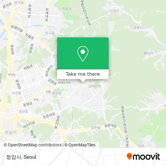 청암사 map