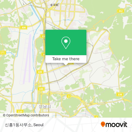 신흥1동사무소 map