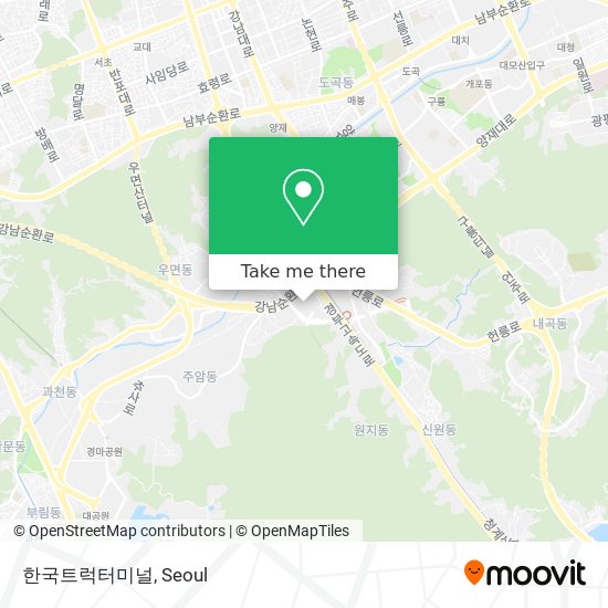 한국트럭터미널 map