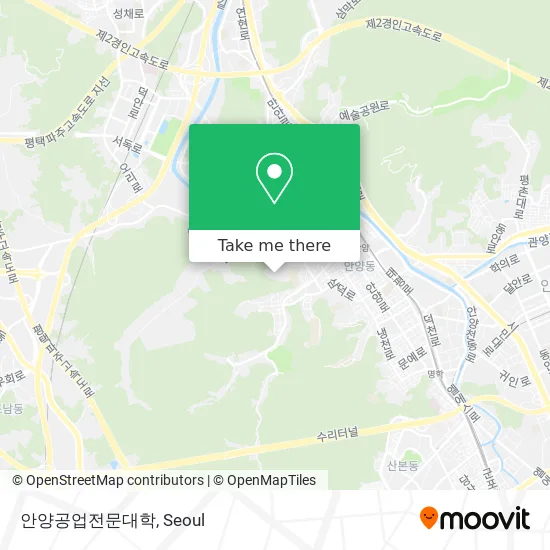 안양공업전문대학 map