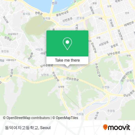 동덕여자고등학교 map