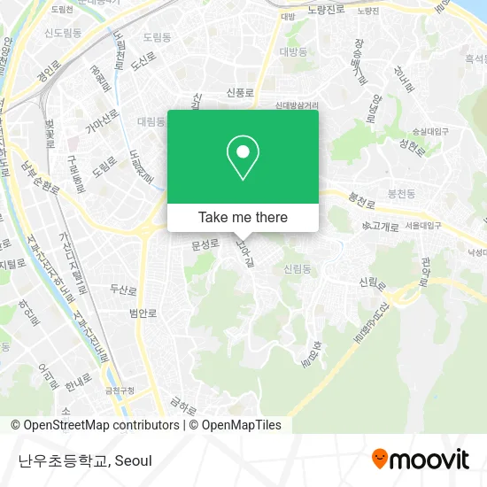 난우초등학교 map