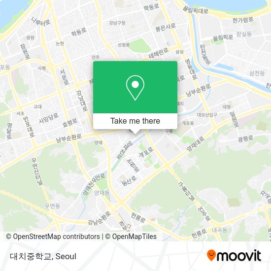 대치중학교 map