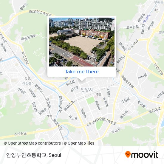 안양부안초등학교 map