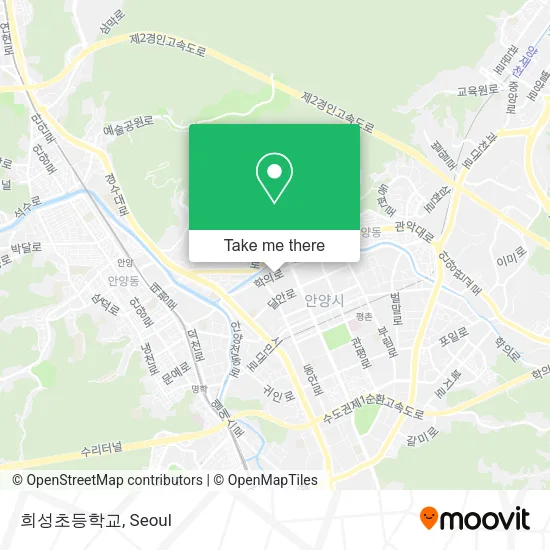 희성초등학교 map