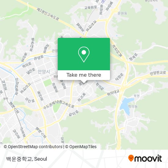 백운중학교 map