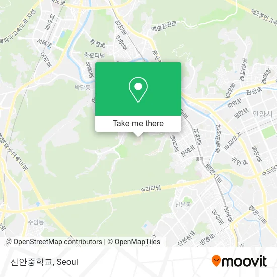 신안중학교 map