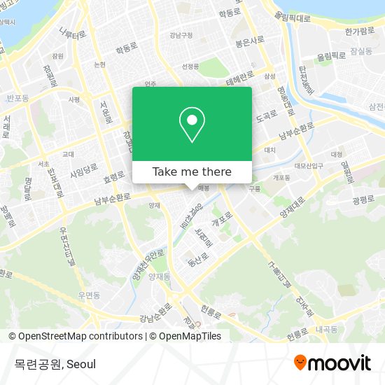 목련공원 map